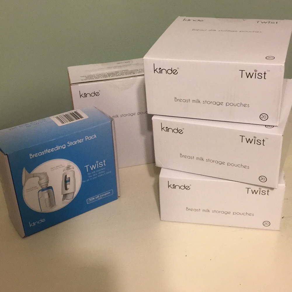 Kiinde starter pack and storage pouches!